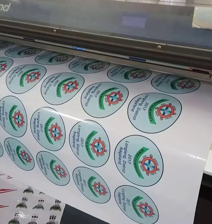 Vinyl Sticker Printing and Cutting